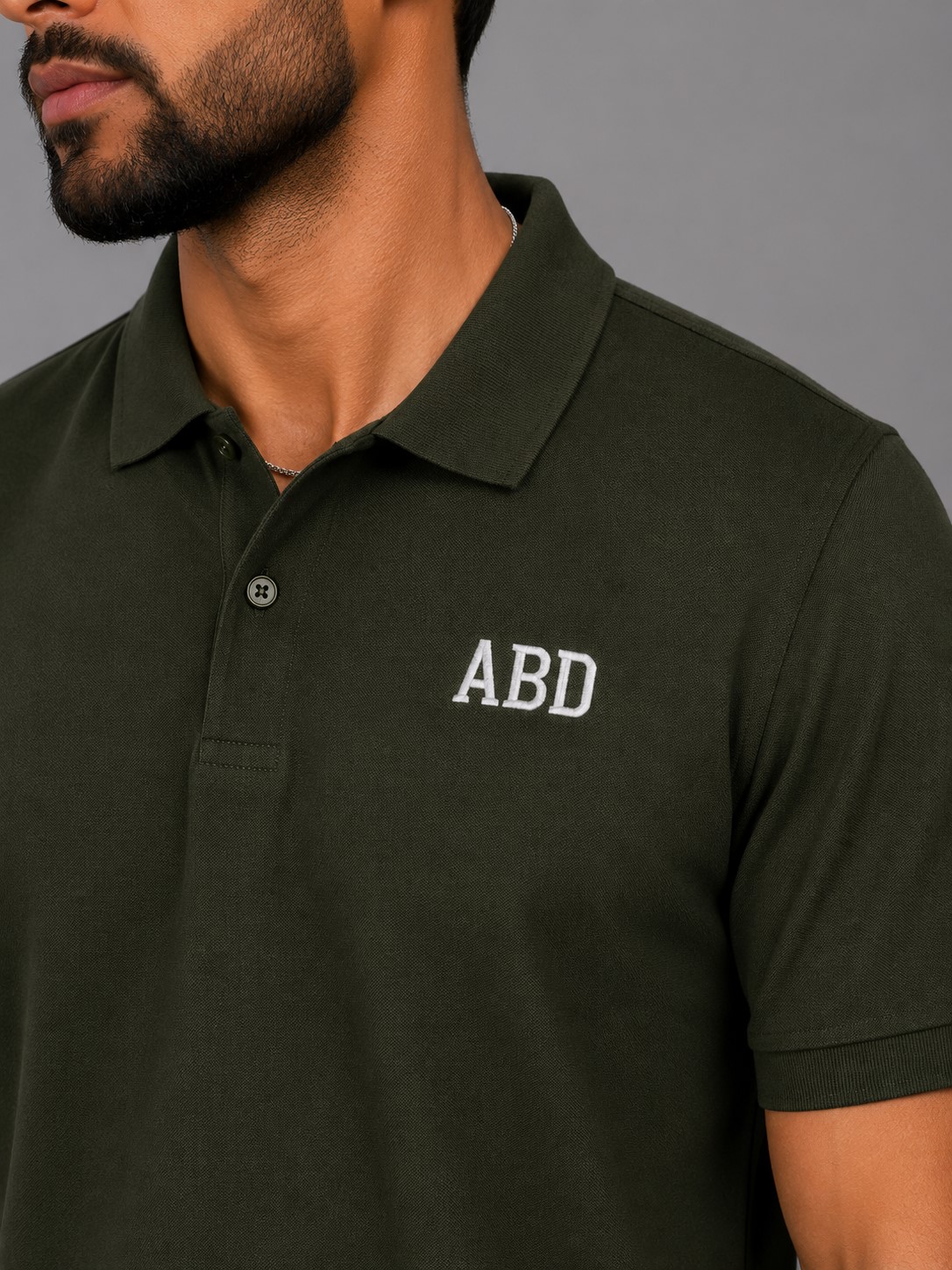 Premium Olive Green Polo T-Shirt Men Olive green PK polo shirt premium cotton pique ABD Store Pakistan