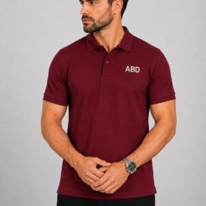 Men Maroon PK polo shirt premium cotton pique ABD Store Pakistan