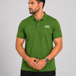 Men green PK polo shirt premium cotton pique ABD Store Pakistan